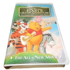 DISNEY'S POOH'S GRAND ADVENTURE: THE SEARCH FOR CHRISTOPHER ROBIN vintage VHS